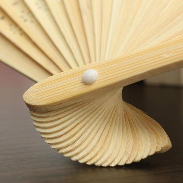 

blank white diy paper bamboo folding fan for hand practice calligraphy painting drawing wedding party gift ornaments