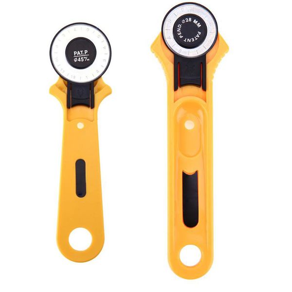 

28mm/45mm circular rotary cutter knife safe blade fabric leather quilt cutting tool