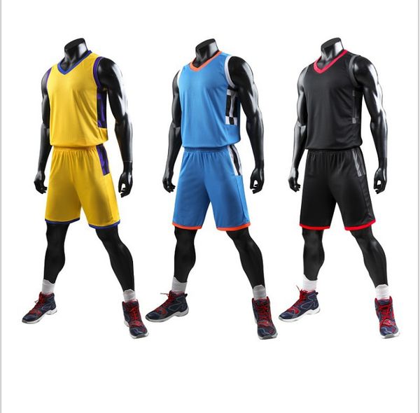 

2020 mens basketball jersey embroidery jersey dhl express delivery ing, Black;blue