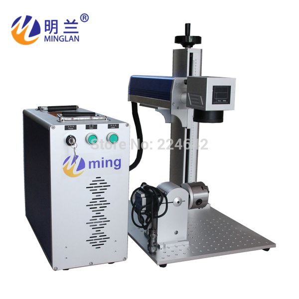 

20w 30w 50w fiber laser engrave machine mark on polyamide shell mlf-20w