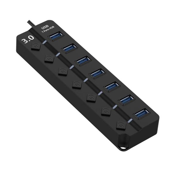 

7 ports usb 3.0 hub converter converter socket w