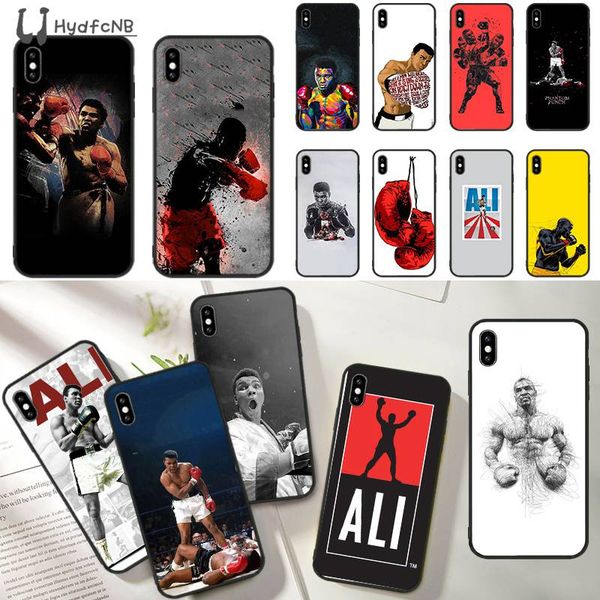 

Мухаммед Али бокс ТПУ Мягкий силиконовый телефон Чехол для iPhone 11 Pro XS MAX 8 7 6 6S Plus X 5 5