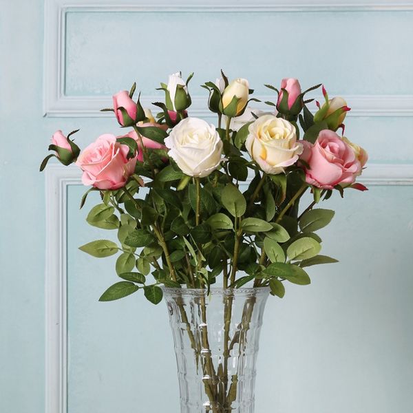 

2 bulgarian roses / home decoration roses artificial flowers bride wedding valentine's day decoration artificial flowers 1