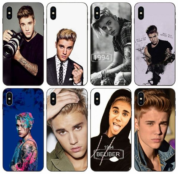 

tongtrade] unique fashion justin bieber painted case for iphone 11 pro max x xs xr 8s 7s 6s 5s plus galaxy s10 a10e a10s huawei p30 p9 case