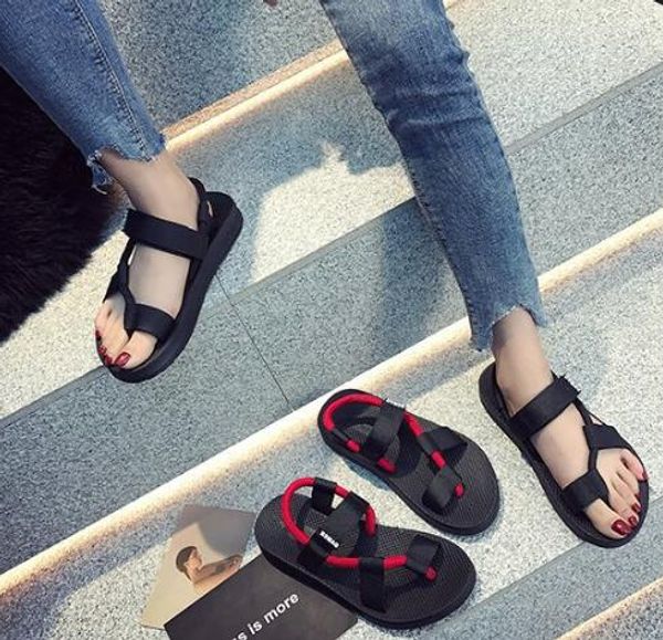 

for sale ladies flip flops and sandals made in china, Black
