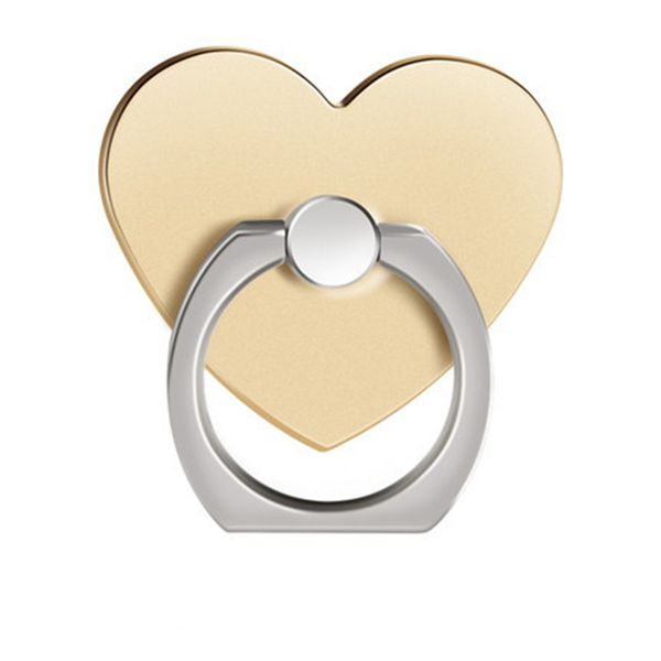 

360 degree rotating heart shape cell phone finger ring holder stand