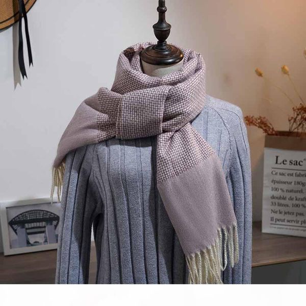 

2019 зима новой моды шарф кашемир, тонкое мастерство и удобный, как шарф и платок можно, Blue;gray