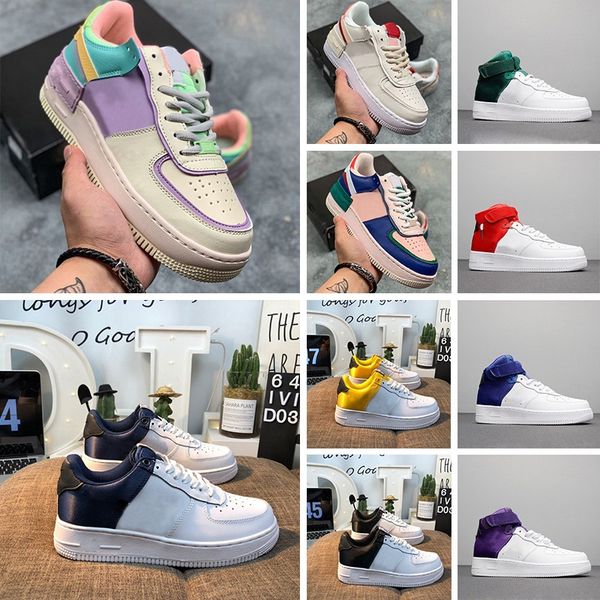 

Воздух дизайнер обувь 07 LV8 кожа Повседневная обувь Амарилло белый зеленый синий черный Данк 1 ' 07 вынужденные скейтборд обувь ретро квартиры спортивные кроссовки