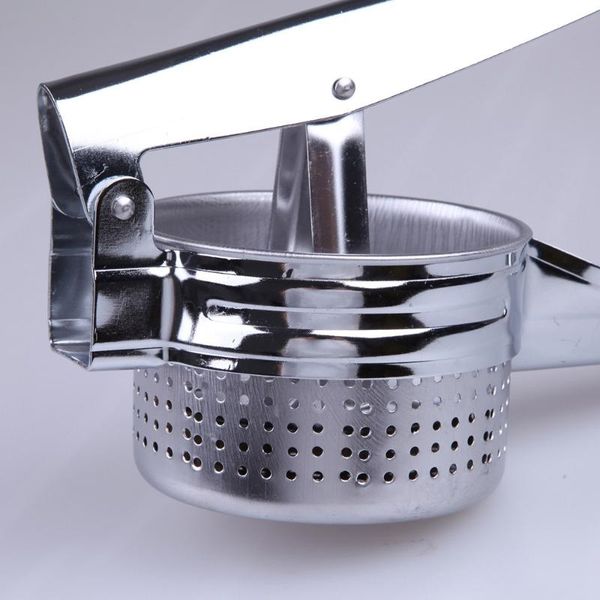 

stainless steel potato mashers ricers kitchen tools pressure mud puree vegetable fruit press maker garlic presser machine