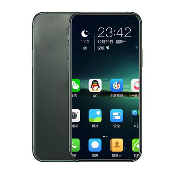 

6.5inch goophone 11 plus max android cellphones 512mb ram 4gb rom mtk6580 face id smartphones show 4gb/512gb 2g unlocked phone