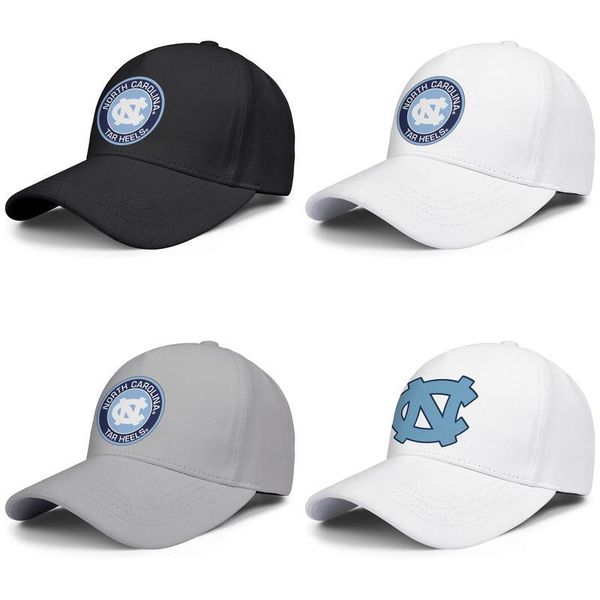 

north carolina tar heels round logo mens and women adjustable trucker cap custom fashion baseball custom baseballhats primary gay, Blue;gray
