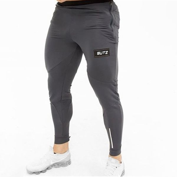 

jogging pants men fitness sweatpants men sport pencil pants bodybuilding joggers gym trousers skinny running workout tight, Black;blue