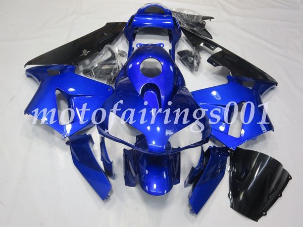 

injection mold) new style abs motorcycle full fairings set fit for honda cbr 600 2003 2004 cbr600rr f5 600rr 03 04 glossy black blue