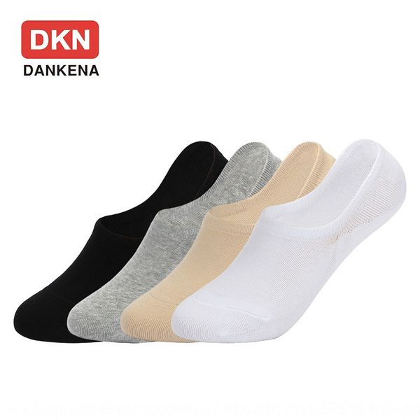 

silicone anti-drop women's boat solid solid color cotton color combed cotton shallow boat socks low-cut socks, Pink;yellow