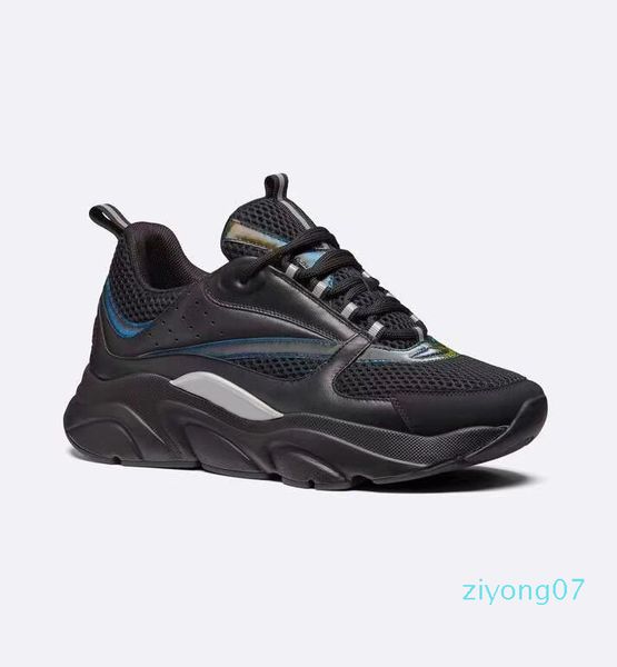 

2020 black b22 sneakers calfskin trainers classical black men women flat canvas sneaker retro patchwork luxury casual sneaker wholesale z07