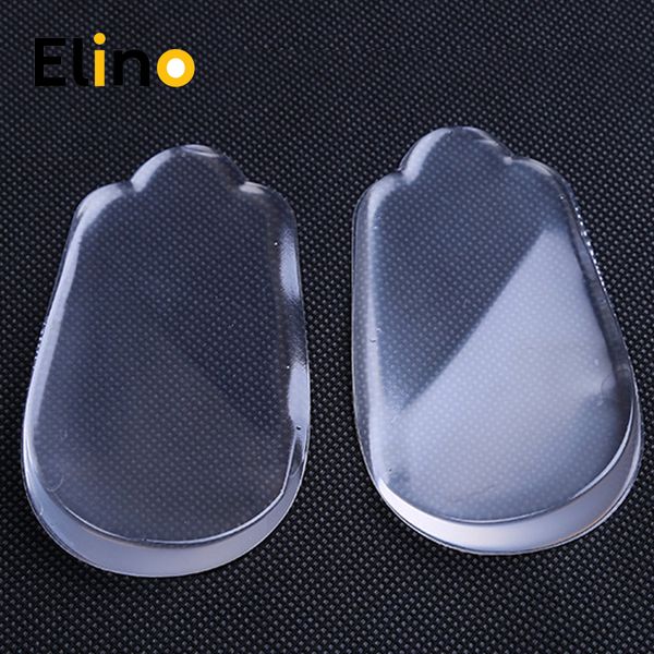 

elino silicone flat foot insoles xo type legs ortc heel pads feet valgus varus correct shoe pads heel wedge health care, Black