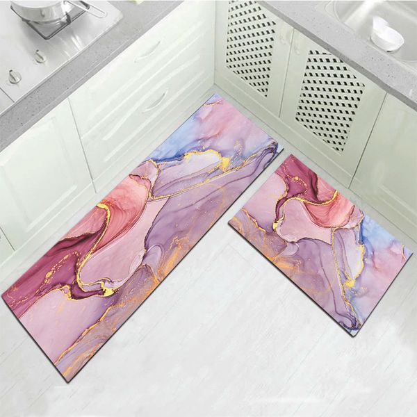 

carpets toilet porch washable door mat water absorption anti-slip geometric kitchen doormat