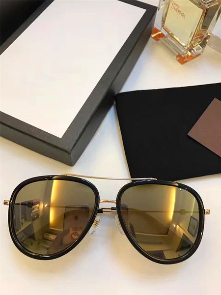 

wholesale-new fashion designer sunglasses 0062 classic pilot frame simple summer style uv400 lens protection eyewear with box, White;black
