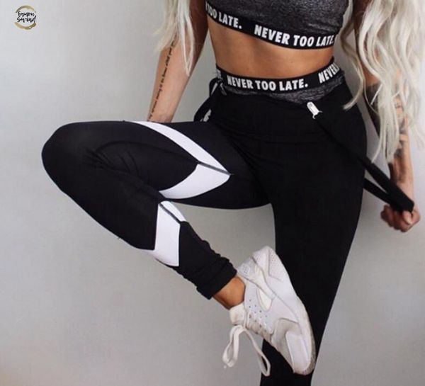 

womens sporting leggings black print workout women fitness legging pants slim jeggings wicking force exercise clothes