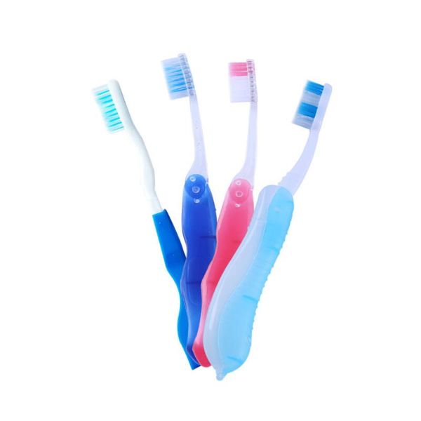 

l disposable toothbrush travel camping hiking outdoor foldable folding tooth brush teeth cleaning oral hygiene dental care