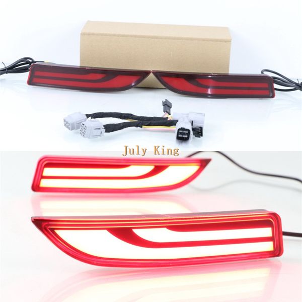 

july king led brake lights case for avalon 2019+, b type, night drl brake light streamer turn signals with original port