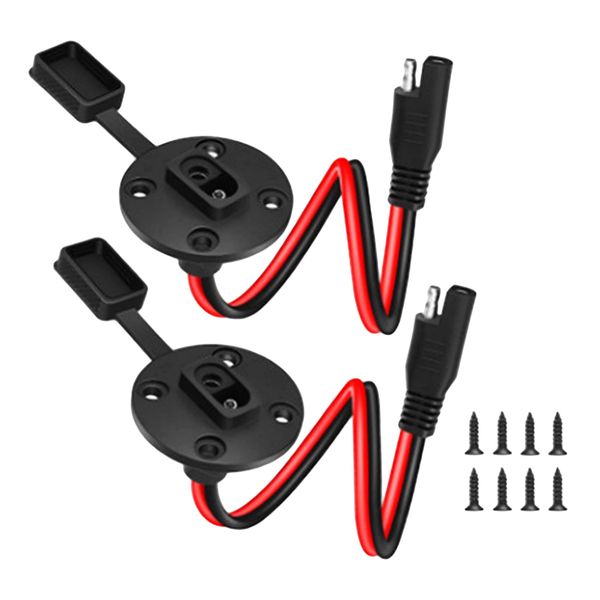 

sae sidewall port single head line 33cmsolar quick connect panel mount 12awg