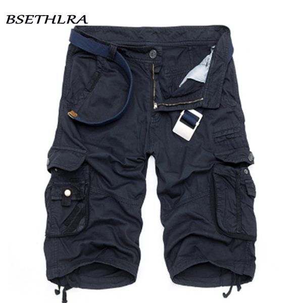 Bsethlra Nuovi Uomini Estate Vendita Calda Lavoro Pantaloni Corti Camouflage Marchio Militare Abbigliamento Moda Uomo Pantaloncini Cargo 29-40 Q190427