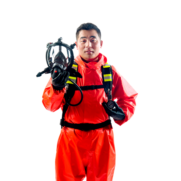 

3c certified positive pressure air respirator rhzkf6.8l/30 fire carbon fiber cylinder cylinder self-supporting mask
