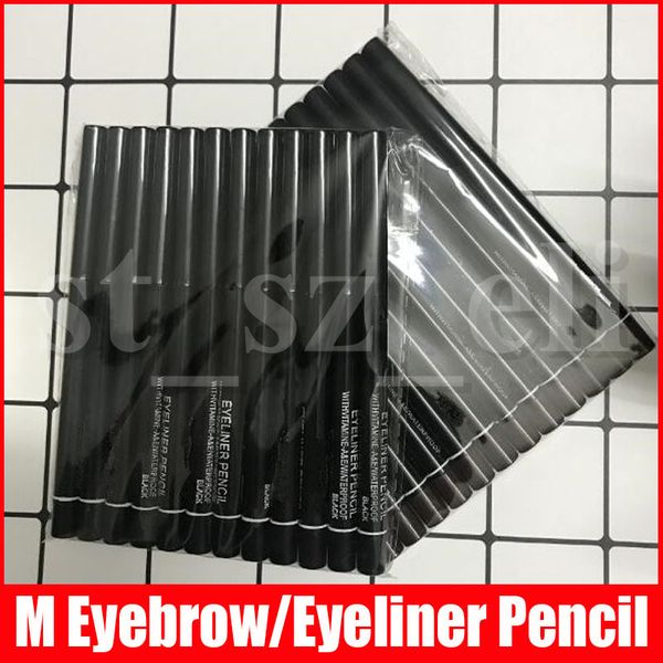 

m eye makeup automatic rotating eyebrow eyeliner pencil waterproof water-proof beauty make up pencil brown black 2 colors