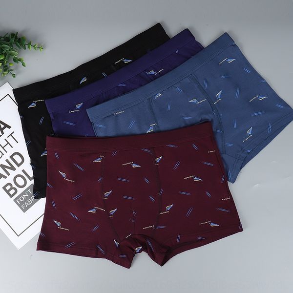 

gdwtm modal youth boxer pants head summer comfortable breathable modal underwear men's underwear men's youth boxer pants head summ, Black;white