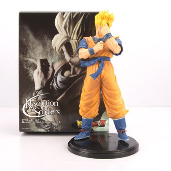 

excellent 20cm banpresto dragon ball z figure son gohan resolution of soldiers vol 6 gohan super saiyan dragonball figure action toys