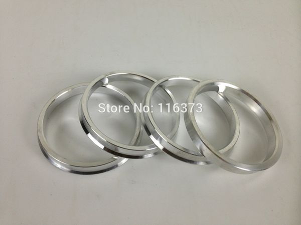 

4 pcs silver universal aluminum hub centric ring wheel spacer set o/d76mm i/d59.2/57.1/70.1/59.6/63.9mm