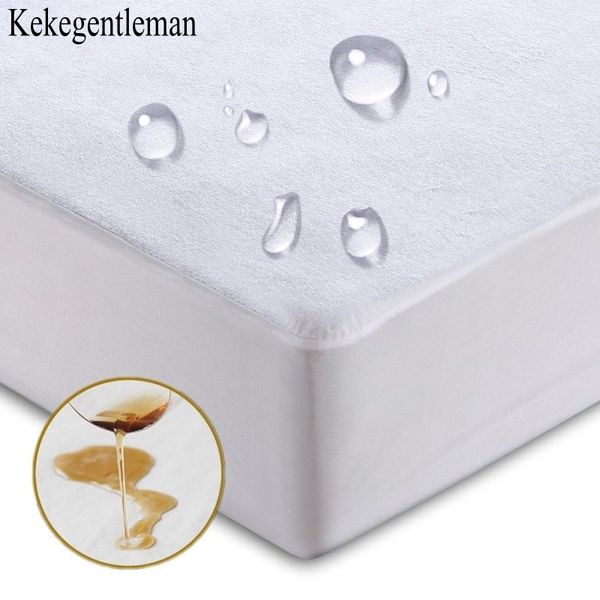 

waterproof bed mattress protector cover pad fitted sheet baby mattress cover breathable anti-dust hypoallergenic deep bedding