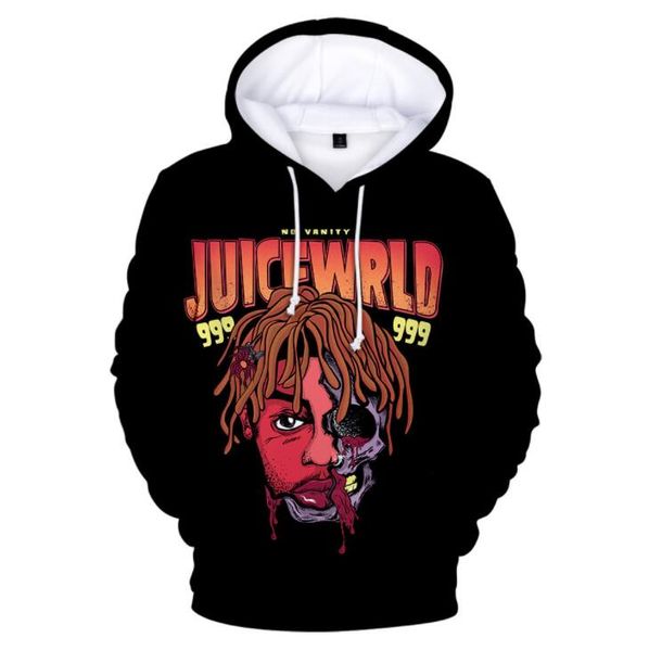 

luxury designer hoodies for mens women sweatshirts with juice wrld patterns new pullovers brand mens hoodies jacket 2xs-4xl available, Black