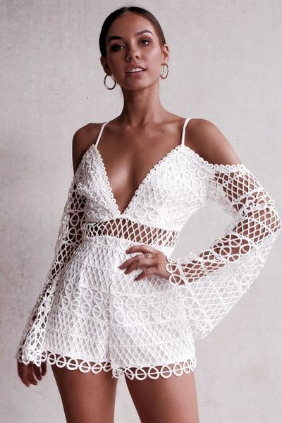 

delivery of water-soluble lace v-tie suspender pants, shorts, baggage and mail for new women's wear in 2019, Black;white