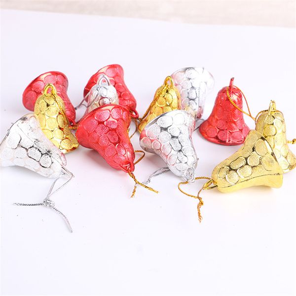 

1pc christmas bells christmas tree decoration small bell pendant 3cm honeycomb clock company school tree