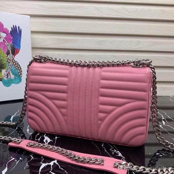 

2019 new style woman bag designer genuine leather lady shoulder cross body bag with chain ing