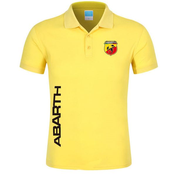 

summer short sleeve male abarth polo shirt cotton brand men's fashion polo shirts male motorcycle shirt p