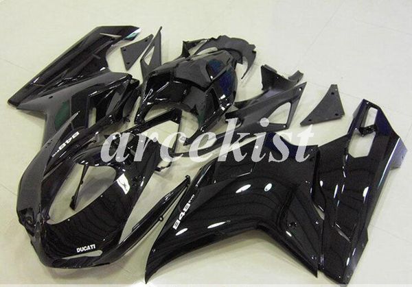 

new abs injection full fairings kit fit for ducati 848 1098 1198 1198s 2007 2008 2009 2010 2011 2012 body set cool black