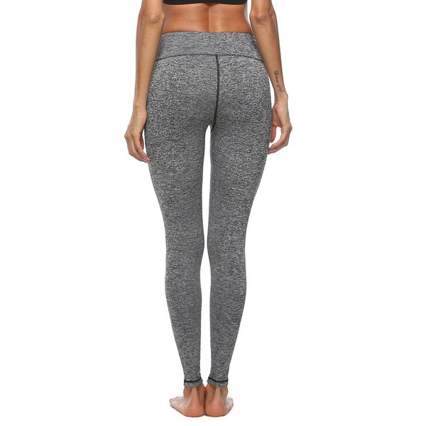 

newly leggings pant trouser high waist elasticity for women lady running gym fitness yoga ctn88, Black