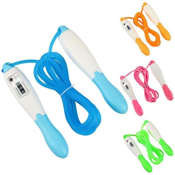 

jump ropes counting rope skipping special test for children students calorie training fitnes i1u0