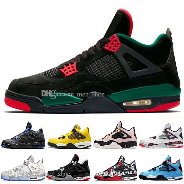 

with box 2019 new bred 4 iv 4s what the cactus jack laser wings mens basketball shoes eminem pale citron men sports designer sneakers