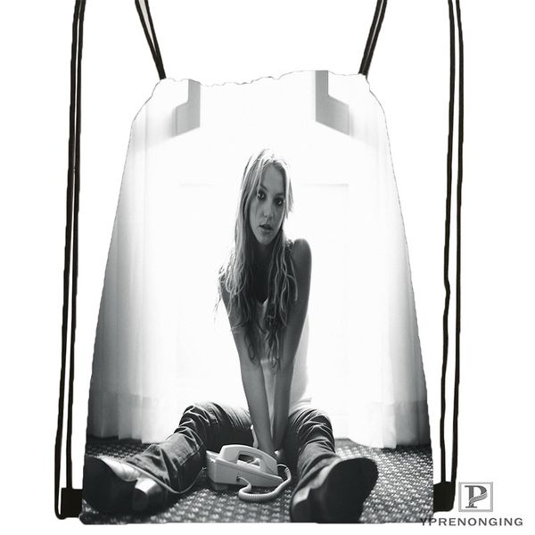 

custom britney-spears-chica-con drawstring backpack bag cute daypack kids satchel (black back) 31x40cm#20180611-02-71