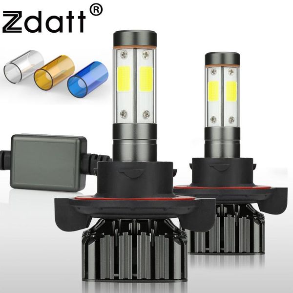 

zdah4 светодиодные лампы 9008 h13 светодиодные фары 9004 9007 100 вт 12000lm 12 в 24 в автомобиль противотуманные фары авто 3000 к 6000 к 80