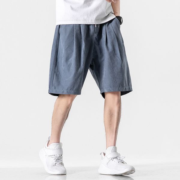 

designer men's luxury casual shorts 2020 summer tide brand trend five points overalls men's wild loose sports pants 3 colors size, White;black