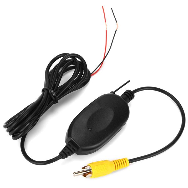 

2.4g wireless rca video transmitter receiver kit for car dvd monitor rear view camera reverse backup