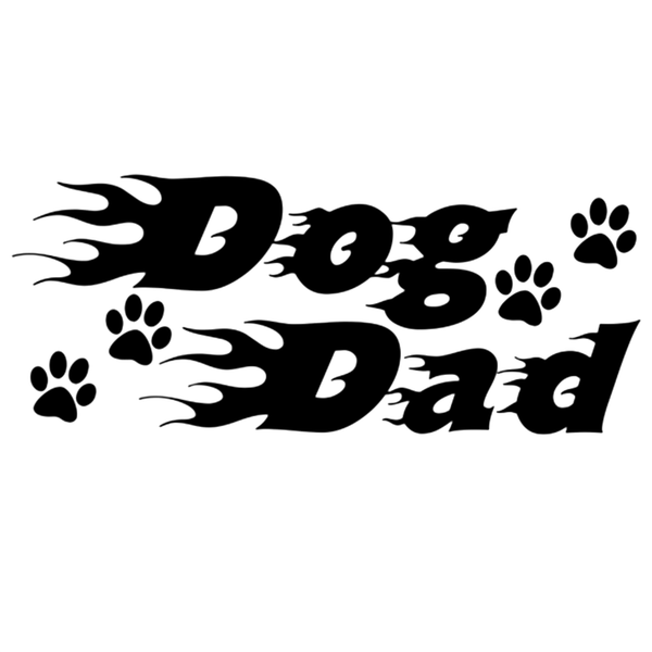 

15 * 6,2 см собака папа с paws-dog dad-dogs виниловые окна автомобиля ноутбук наклейка cool graphics автомобильные аксессуары
