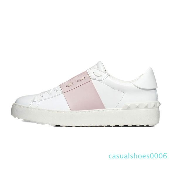 

new arrival casual shoes white black red fashion mens women leather designer shoes open low sports sneakers size 35-46 c06