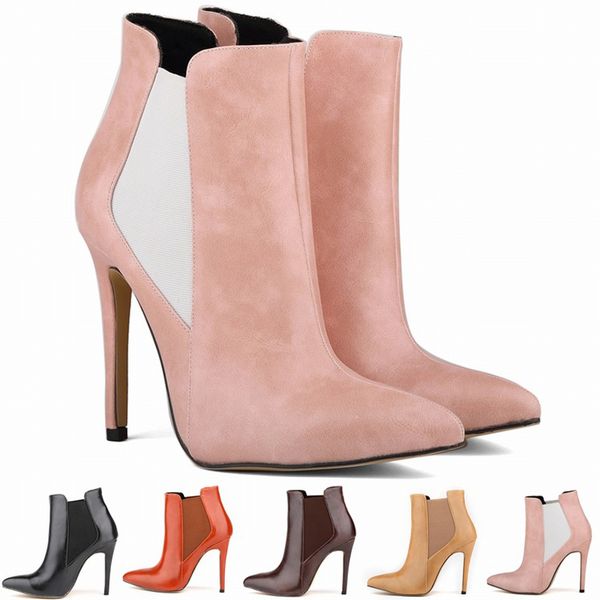

woman cashmere boots brand designer heels shoes low sock shoe superstar heels boots sheepskin shoes lady shoes women fashion boots with box, Black