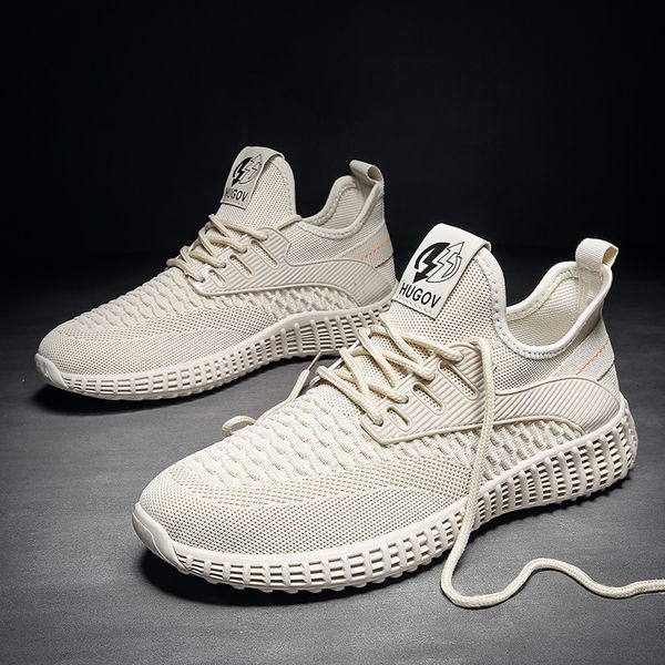 

men shoes sneakers comfortable mens sport shoes breathable lightweight lace-up mesh men running fashion 2020